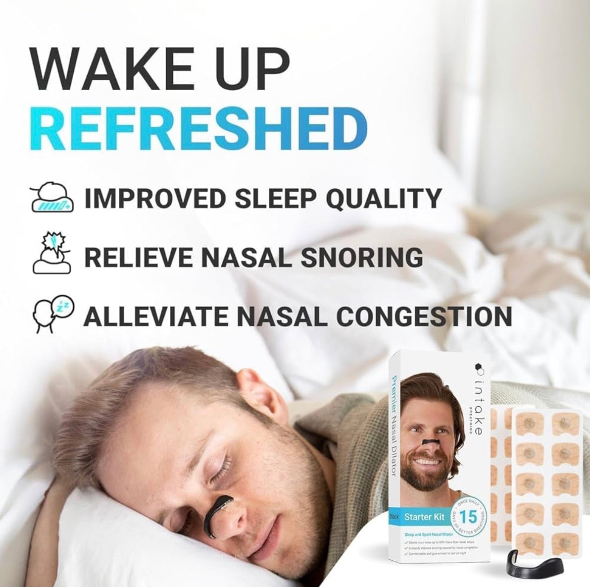 Breathing Nasal Strip Starter Kit
