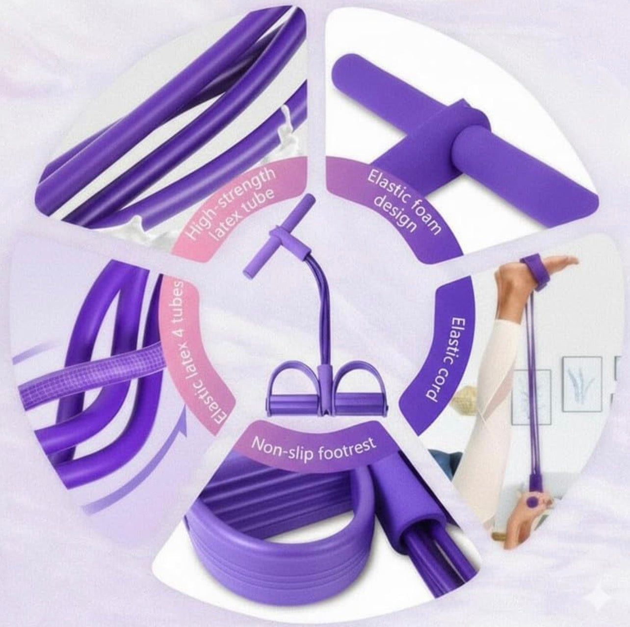 Yoga Pedal Puller Resistance Band Fitness Equipment